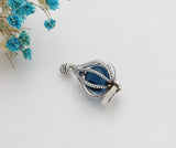 Dark Crystal Hot Air Ballon Pendant Charm for Bracelet DIY Jewelry