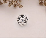925 Silver Hollow Out Queen Crown Bead for Bracelet & Bangle