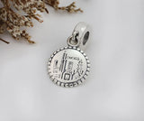 Anomokay Classic Silver Charm Pendant for Bracelets & Bangles
