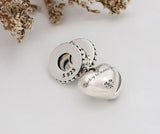 Mother & Daughter Two Piece Silver Pendant Charm for DIY Bracelet Necklace