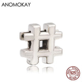 925 Silver Bead for Bracelet & Bangle, Real Sterling Silver Charms