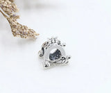 925 Silver Owl Mermaid Charm Pendant for DIY Jewelry Making