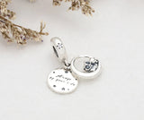 925 Silver Owl Mermaid Charm Pendant for DIY Jewelry Making