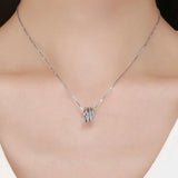 925 Silver Snake Charm Sparkling CZ DIY Jewelry Making