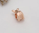 Rose Kangaroo Charm 925 Sterling Silver for Bracelet DIY