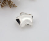 Arrivals Lovely Smile Five-pointed Star Silver Charm for Bracelet Necklace