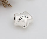 Arrivals Lovely Smile Five-pointed Star Silver Charm for Bracelet Necklace