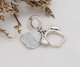 Enamel Pet Charm for DIY Bracelet Necklace 925 Silver Bead