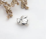 Romantic Angle Wings Heart Charm Bracelet 925 Silver Bead DIY Jewelry