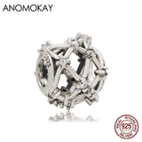 925 Silver Starry Sky Ball Charm for Bracelets & Bangles