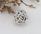 925 Silver Starry Sky Ball Charm for Bracelets & Bangles