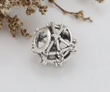 925 Silver Starry Sky Ball Charm for Bracelets & Bangles