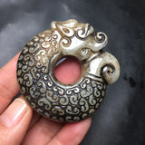 Hand-carved Ancient Jade Pendant