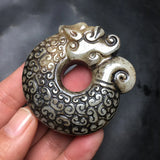 Hand-carved Ancient Jade Pendant