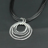 Anslow Jewelry Multilayer Round Chokers For Women Collar Statement Necklace