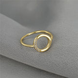 Anslow Sense Zircon Round Copper Sweet Women Teenag...