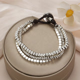 Anslow Retro Leather Bracelet for Christmas Gift