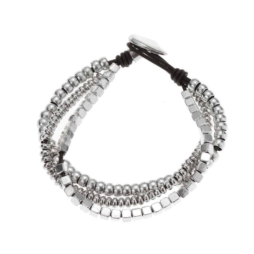 Anslow Retro Leather Bracelet for Christmas Gift