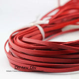 Anslow 3M Flat Leather Cord DIY Bracelet Necklace Jewelry Rope LT0008