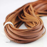 Anslow 3M Flat Leather Cord DIY Bracelet Necklace Jewelry Rope LT0008