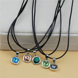 Anslow 5pcs/Set Crystal Choker Necklace Pendant Kids Gift