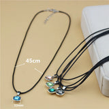 Anslow 5pcs/Set Crystal Choker Necklace Pendant Kids Gift
