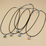 Anslow 5pcs/Set Crystal Choker Necklace Pendant Kids Gift