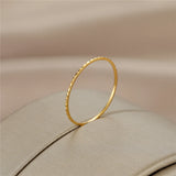Anslow Finger Rings Texture Female Jewelry Good For Teenagers Christmas Gift