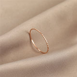 Anslow Finger Rings Texture Female Jewelry Good For Teenagers Christmas Gift