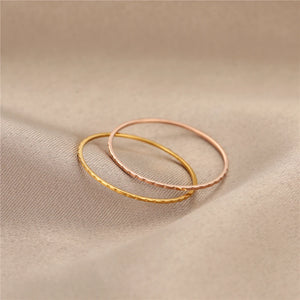 Anslow Finger Rings Texture Female Jewelry Good For Teenagers Christmas Gift