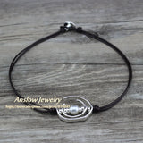 Punk Rock Style Leather Choker Necklace