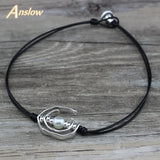 Punk Rock Style Leather Choker Necklace