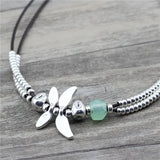 Dragonfly Charm Choker Necklace for Women, Mothers' Gift
