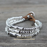 Anslow Multilayer Leather Bracelet for Women Lady Party