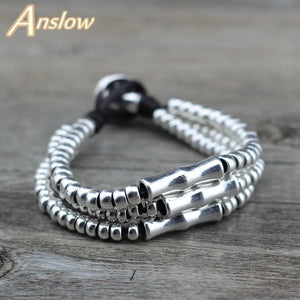Anslow Multilayer Leather Bracelet for Women Lady Party