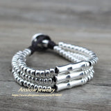 Anslow Multilayer Leather Bracelet for Women Lady Party