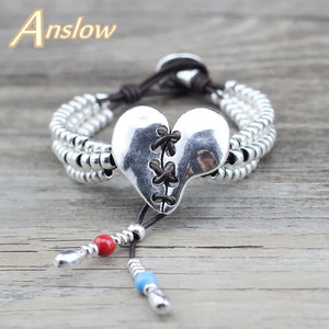 Bohemian Leather Beads Bracelets Women Girls