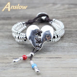 Bohemian Leather Beads Bracelets Women Girls