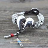 Bohemian Leather Beads Bracelets Women Girls