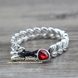Anslow Heart Leather Bracelet Crystal Rhinestone Women Gift