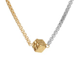 Anslow Cube Charms Silver Plated Necklace