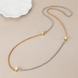 Anslow Cube Charms Silver Plated Necklace
