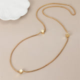 Anslow Cube Charms Silver Plated Necklace