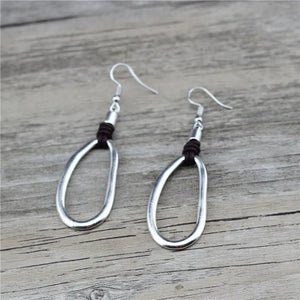 Anslow Retro Earring Charm for Women Lady Boho Round Earrings LOW0040AE
