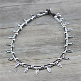 DIY Coffee Beans Crystal Rhinestones Short Leather Necklace