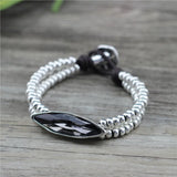 Anslow DIY Crystal Charm Bracelet Romantic Birthday Gift