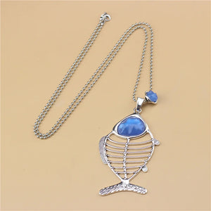 Anslow Fish Pendant Necklace Christmas Jewelry