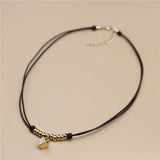 Anslow Cube Pendant Choker Necklace