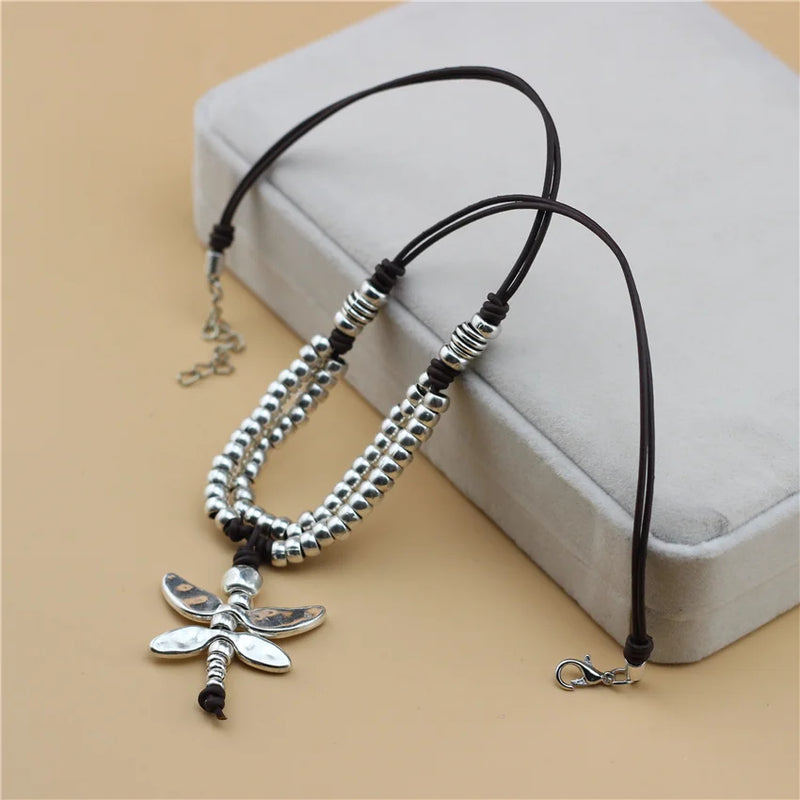 Anslow Dragonfly Short Necklace For Women Creative Birthday Gift