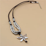 Anslow Dragonfly Short Necklace For Women Creative Birthday Gift